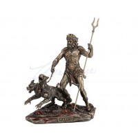 Hades Holding Staff With Cerberus Statue Sculpture Figure - WE SHIP WORLDWIDE 6944197131922  202330511499